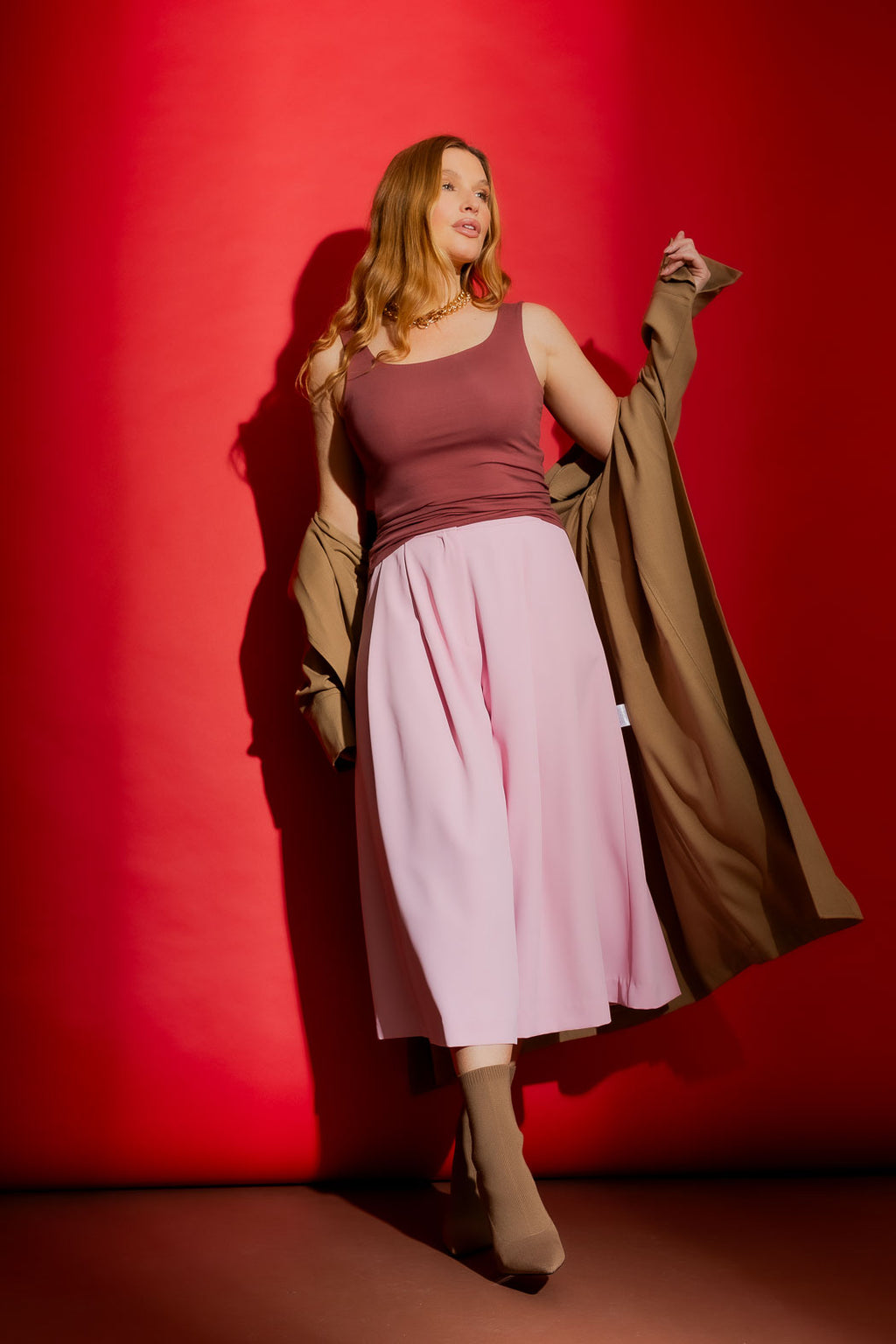 Rose Tencel Body Cami