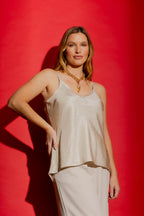 Milk Studded Bias Cami