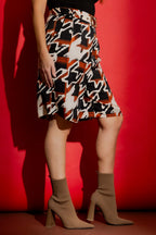 Tan/Black Cleo Piped Shorts