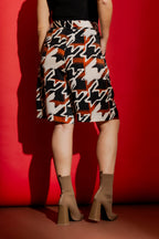 Tan/Black Cleo Piped Shorts
