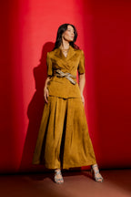 Gold Wide Leg Culotte