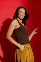 Latte Tencel Body Cami