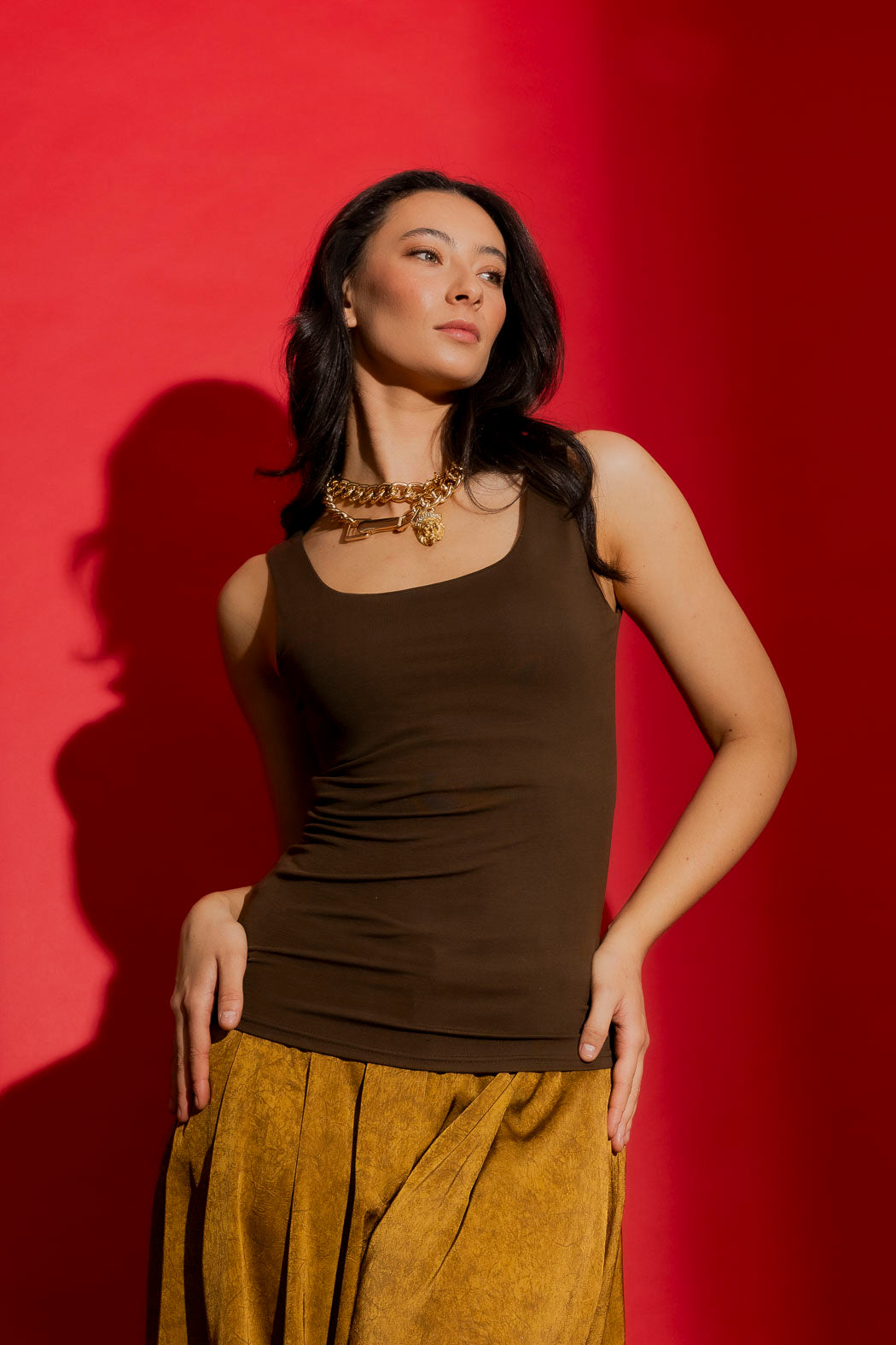 Latte Tencel Body Cami