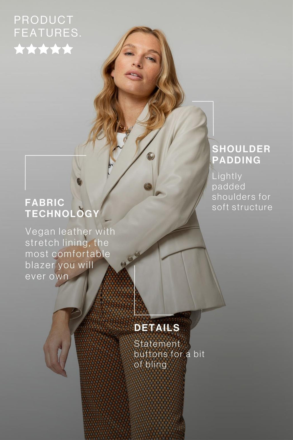 Ivory Ultra Sisca Blazer