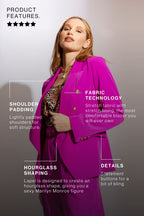 Fuchsia Euro Sisca Blazer
