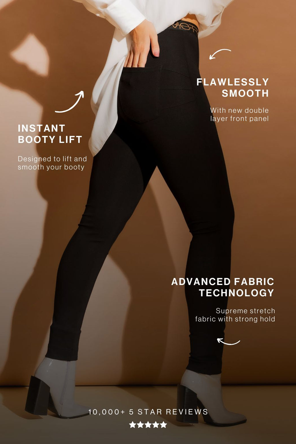 Black Ponte Miracle Pant