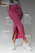 Pink Ponte Miracle Skirt
