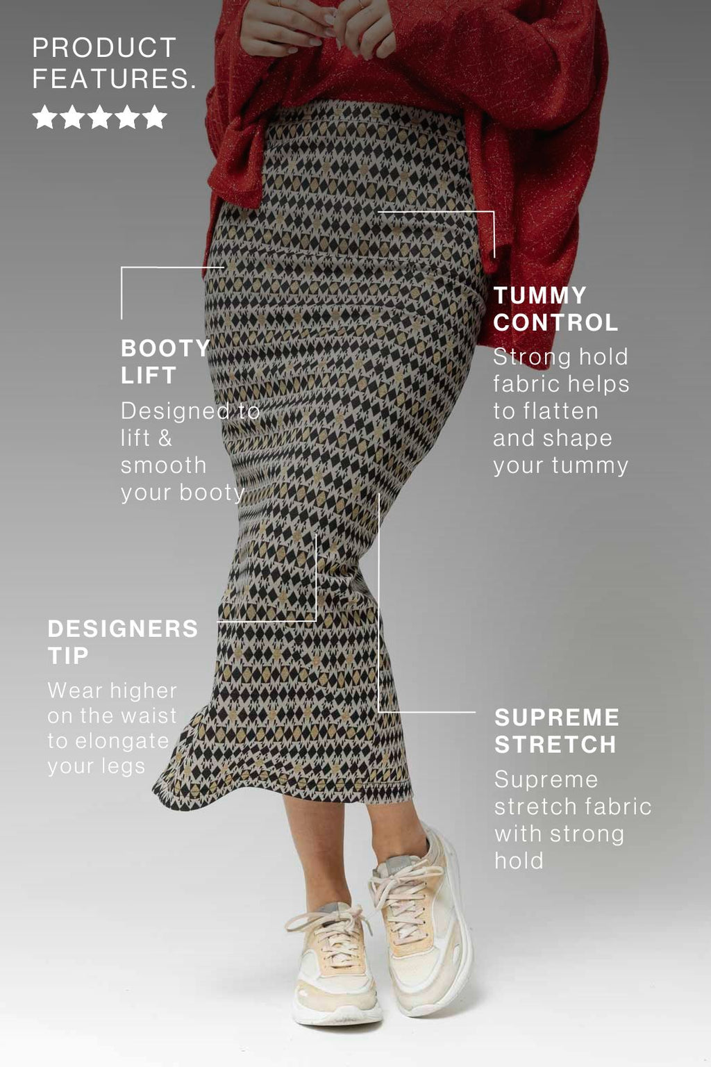 Jester Ponte Miracle Skirt