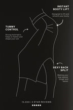 Slate Croc Coated Miracle Skirt