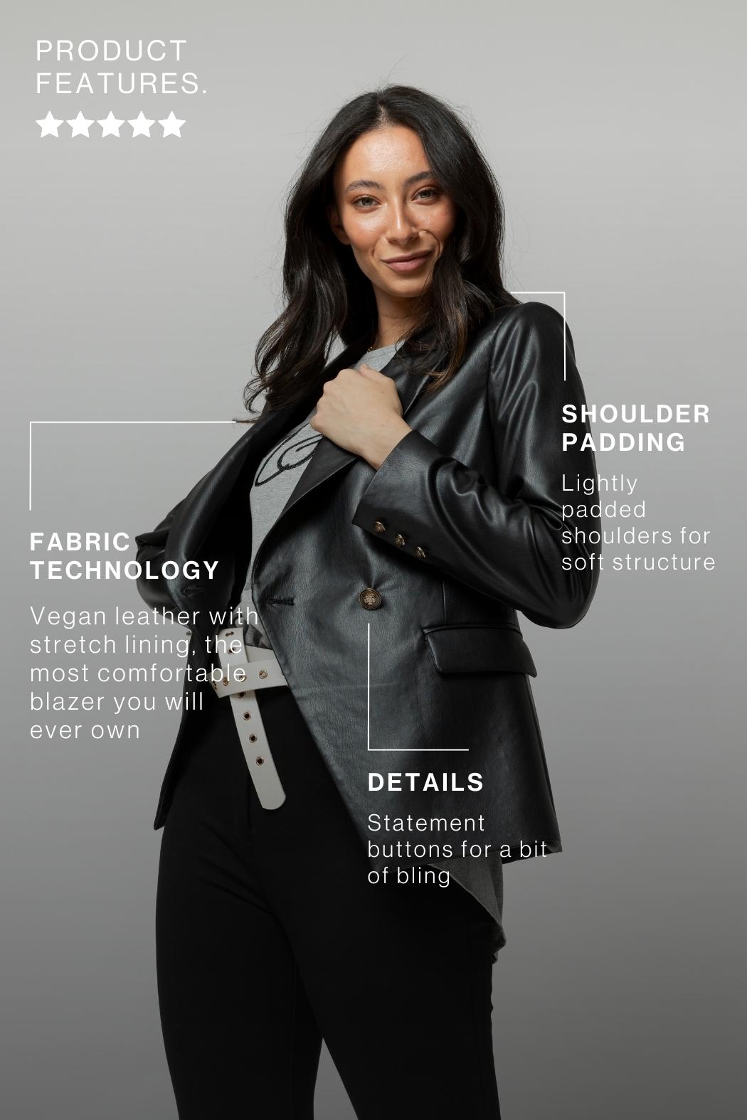 Black Ultra Sisca Blazer- Sale