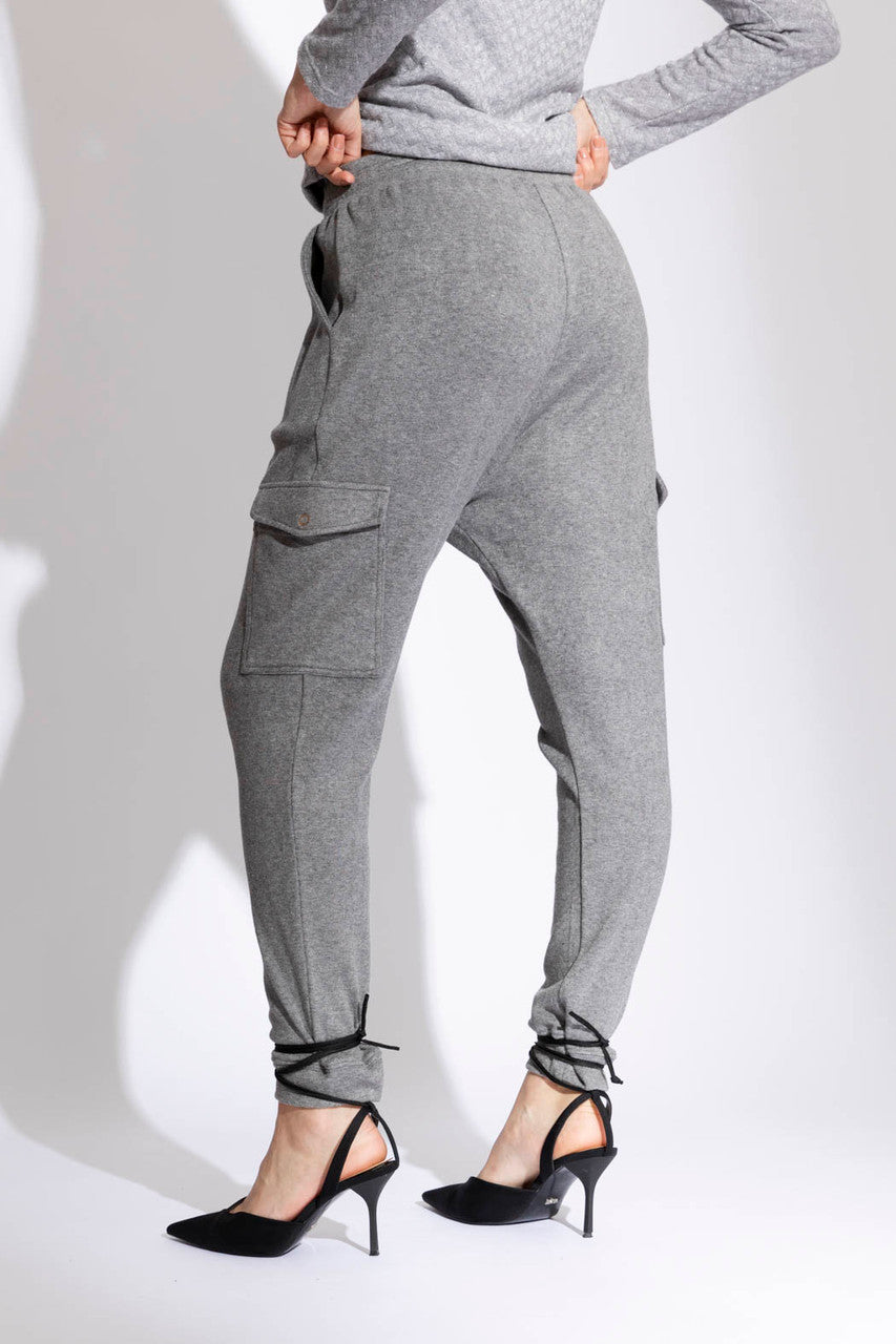 Grey Cargo Lounge Pants- Sale