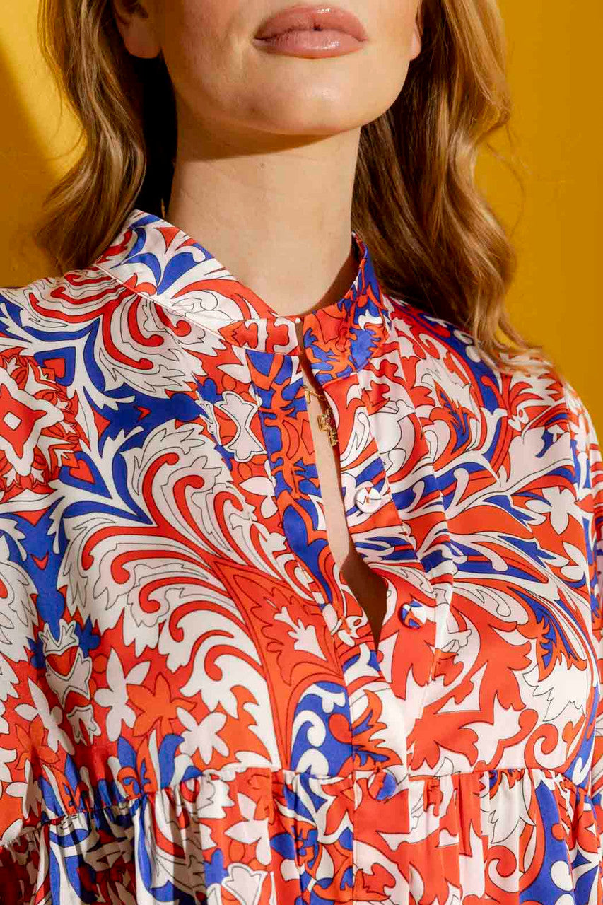 Red/Blue Quinn Shirt