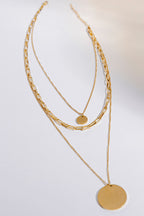 Gold Plated Icon Necklace