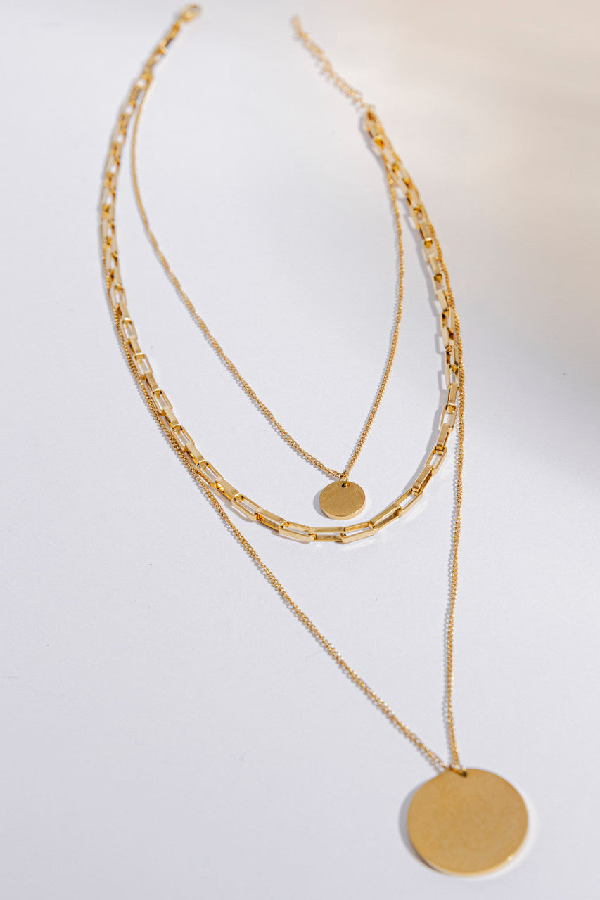 Gold Plated Icon Necklace