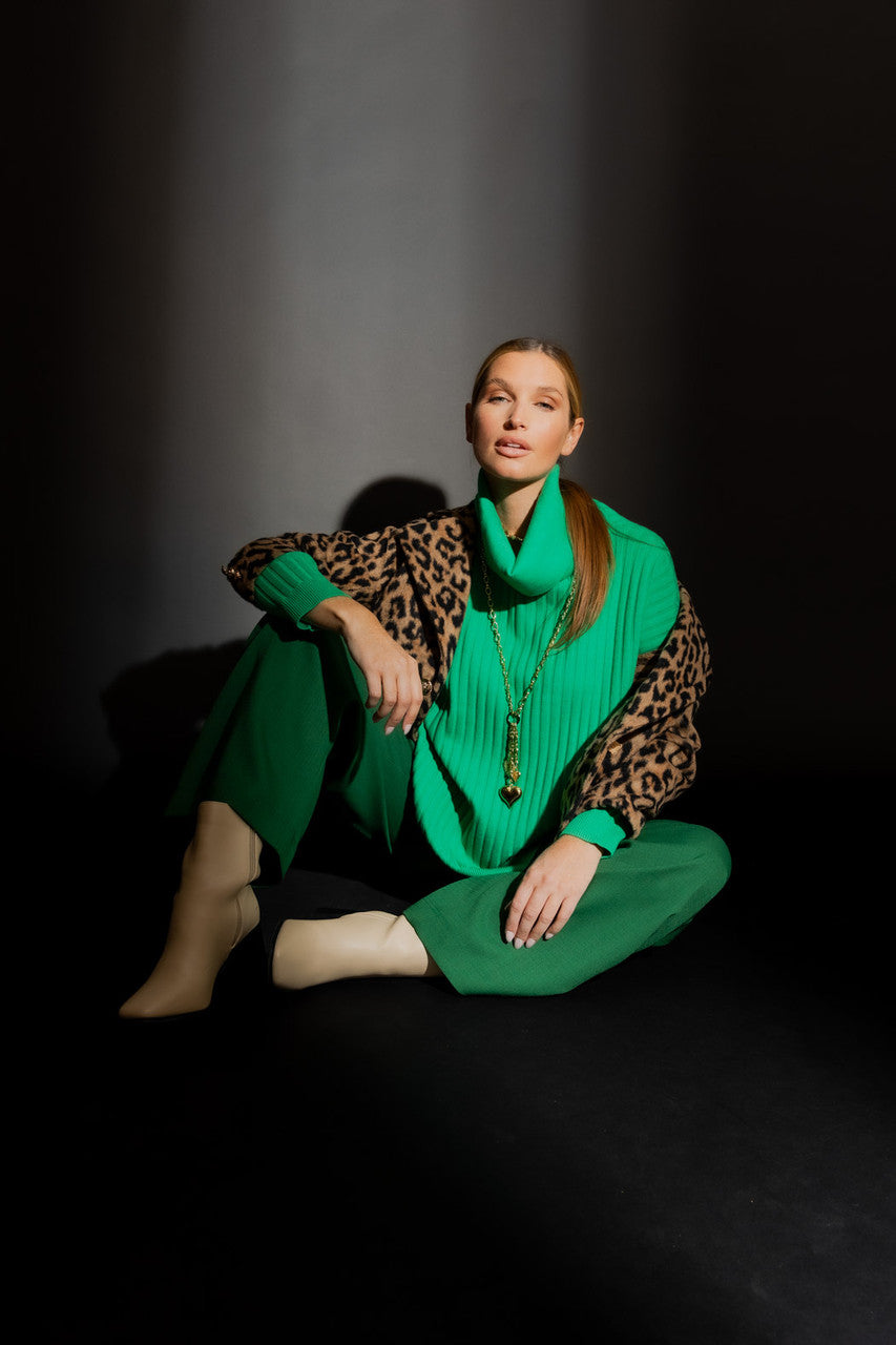 Jade Cowl Neck Jumper Jade S/M