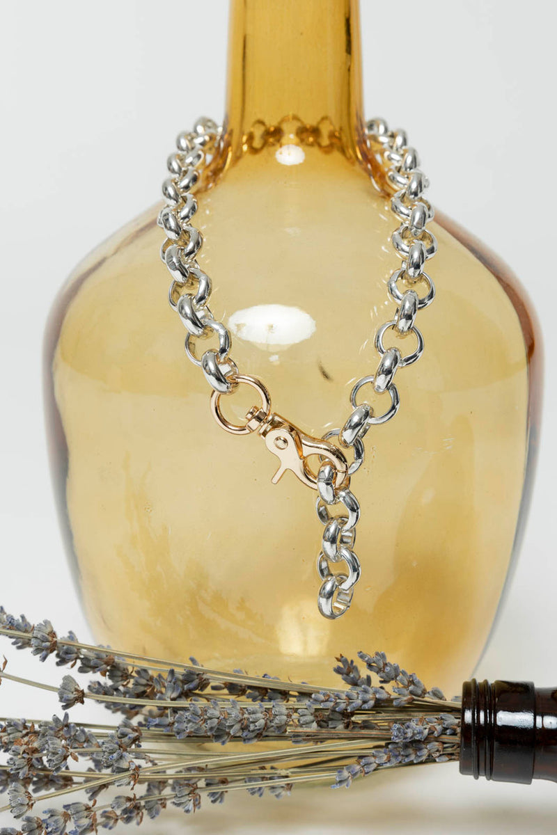 Silver Plated Parrot Clip Necklace S