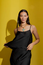 Black Silky Summer Cami