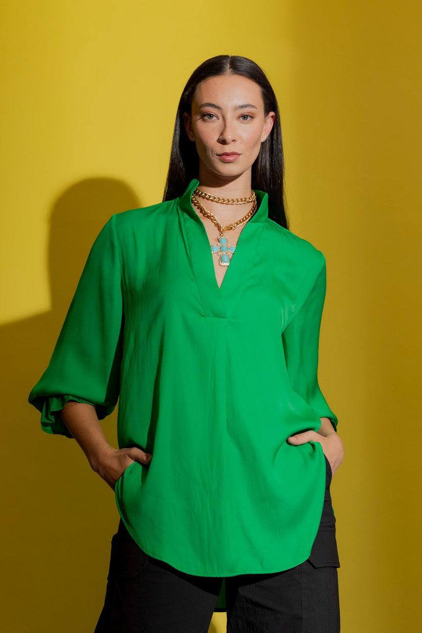 Green Femme Blogger Shirt
