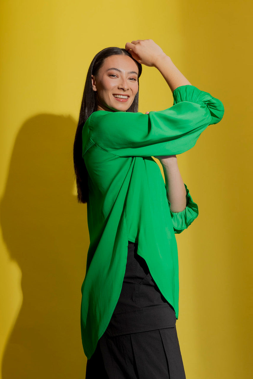 Green Femme Blogger Shirt