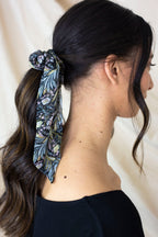 Leafy Floral Scrunchie