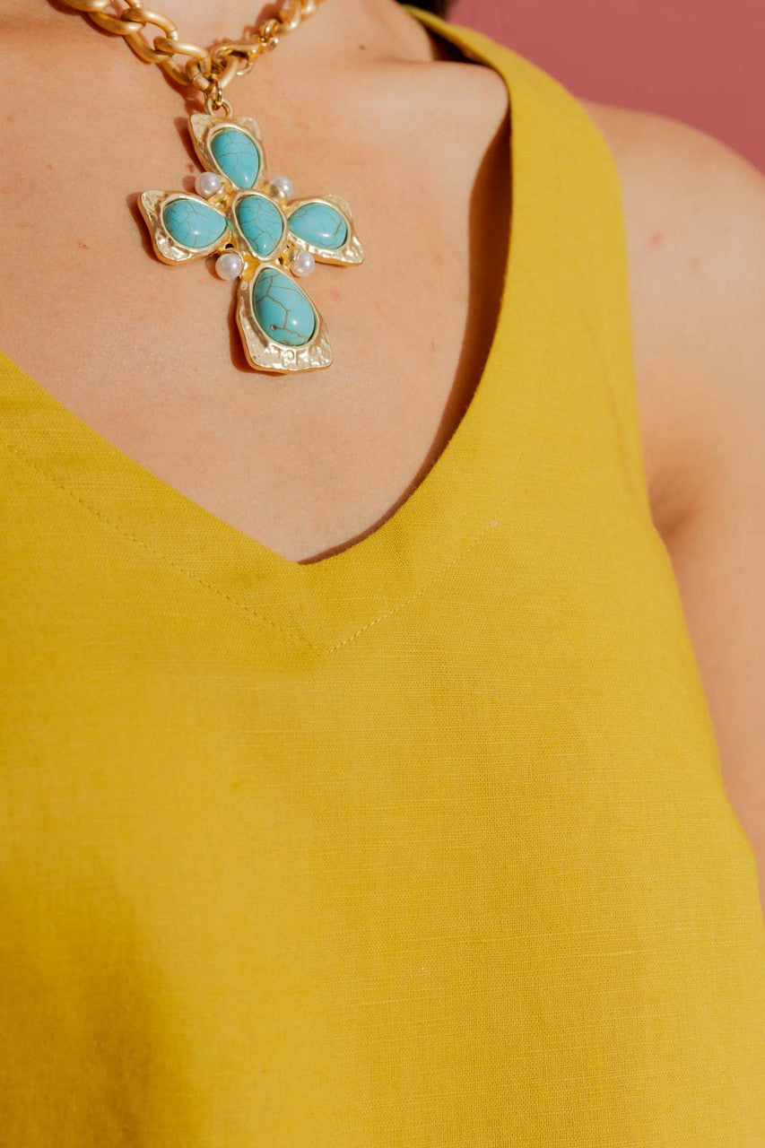 Marigold Linen Bell Cami