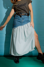 Mid Denim Nicole Skirt