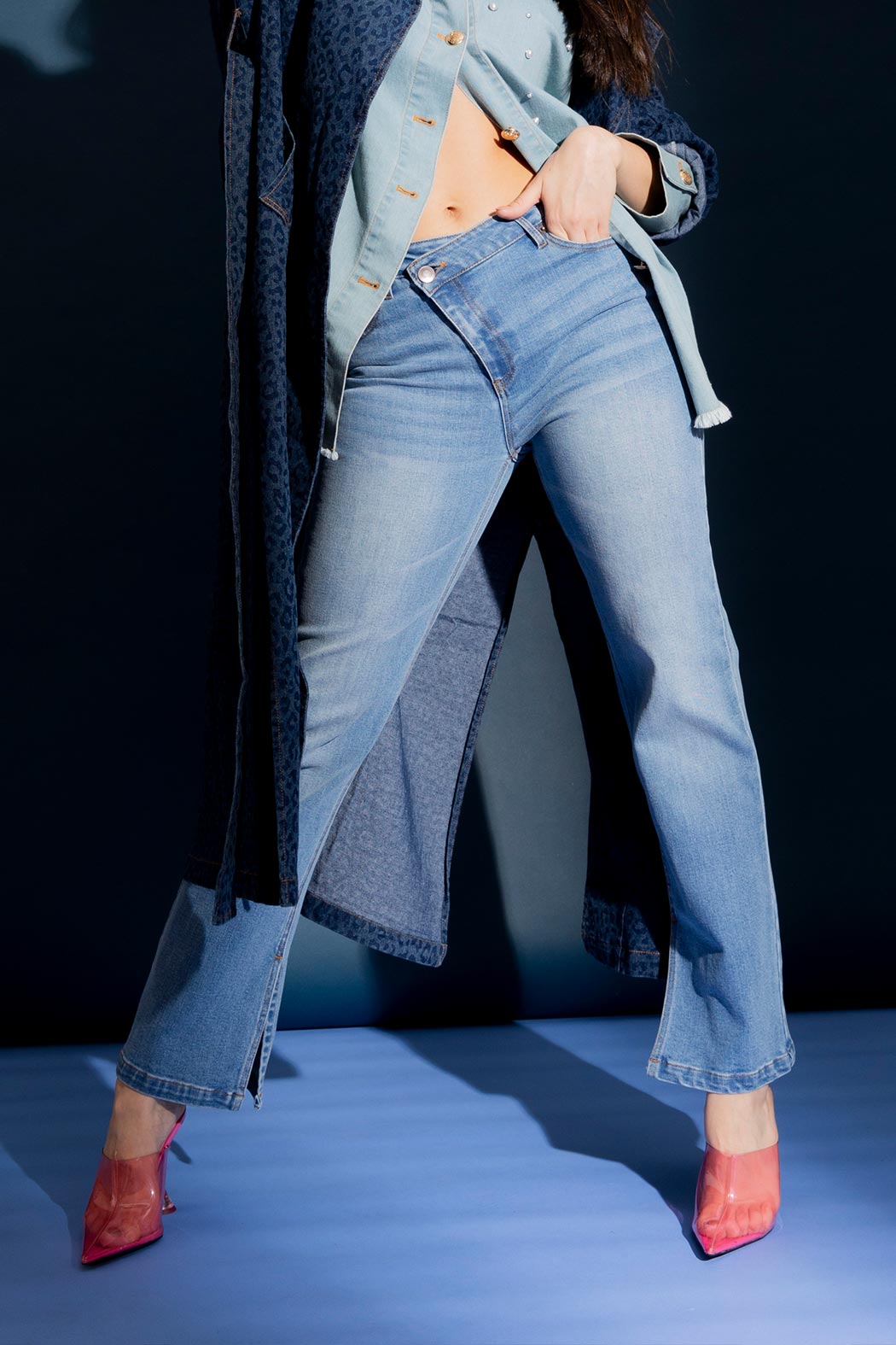 Mid Denim Piper Stretch Jeans