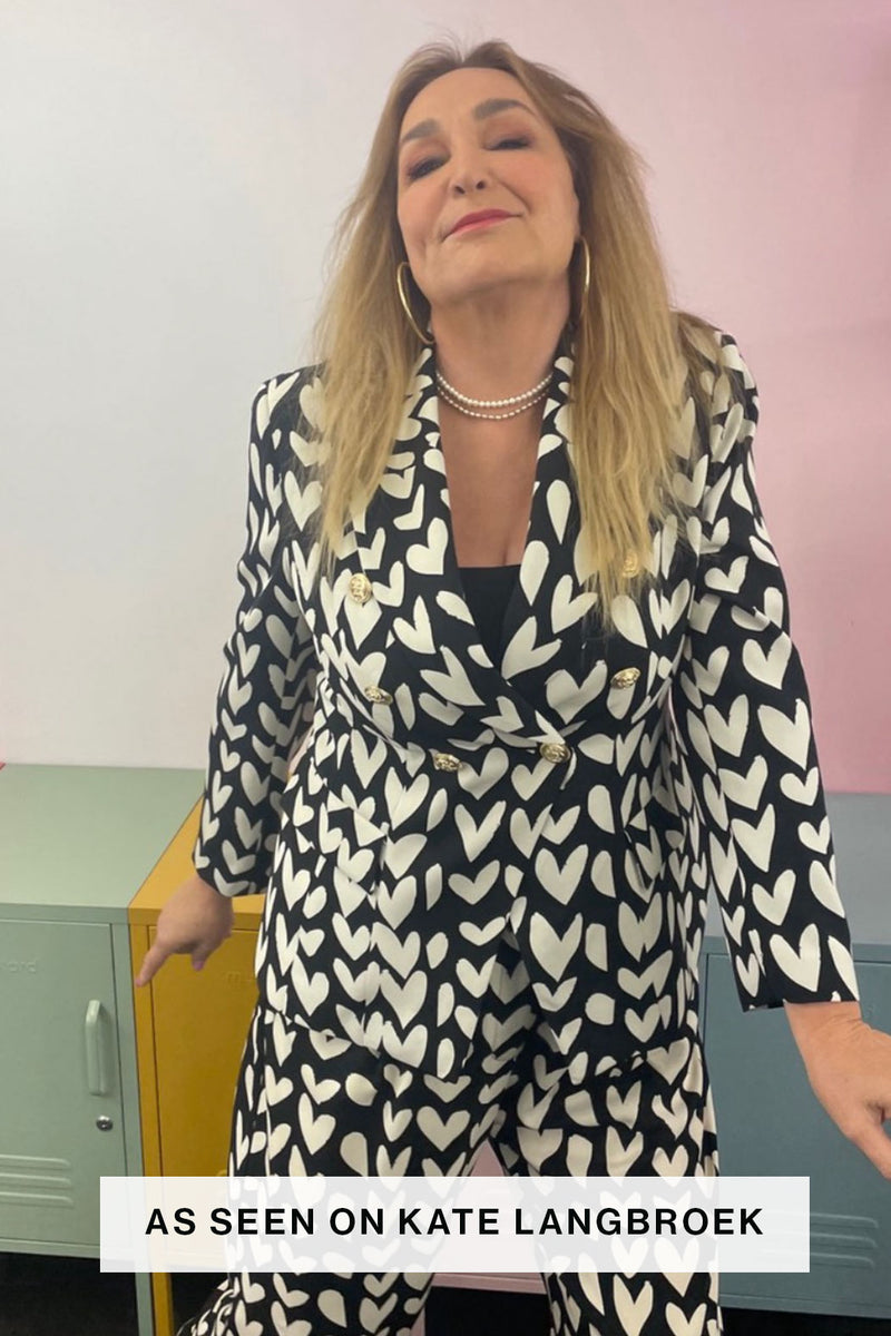 Ivory Hearts Sisca Blazer