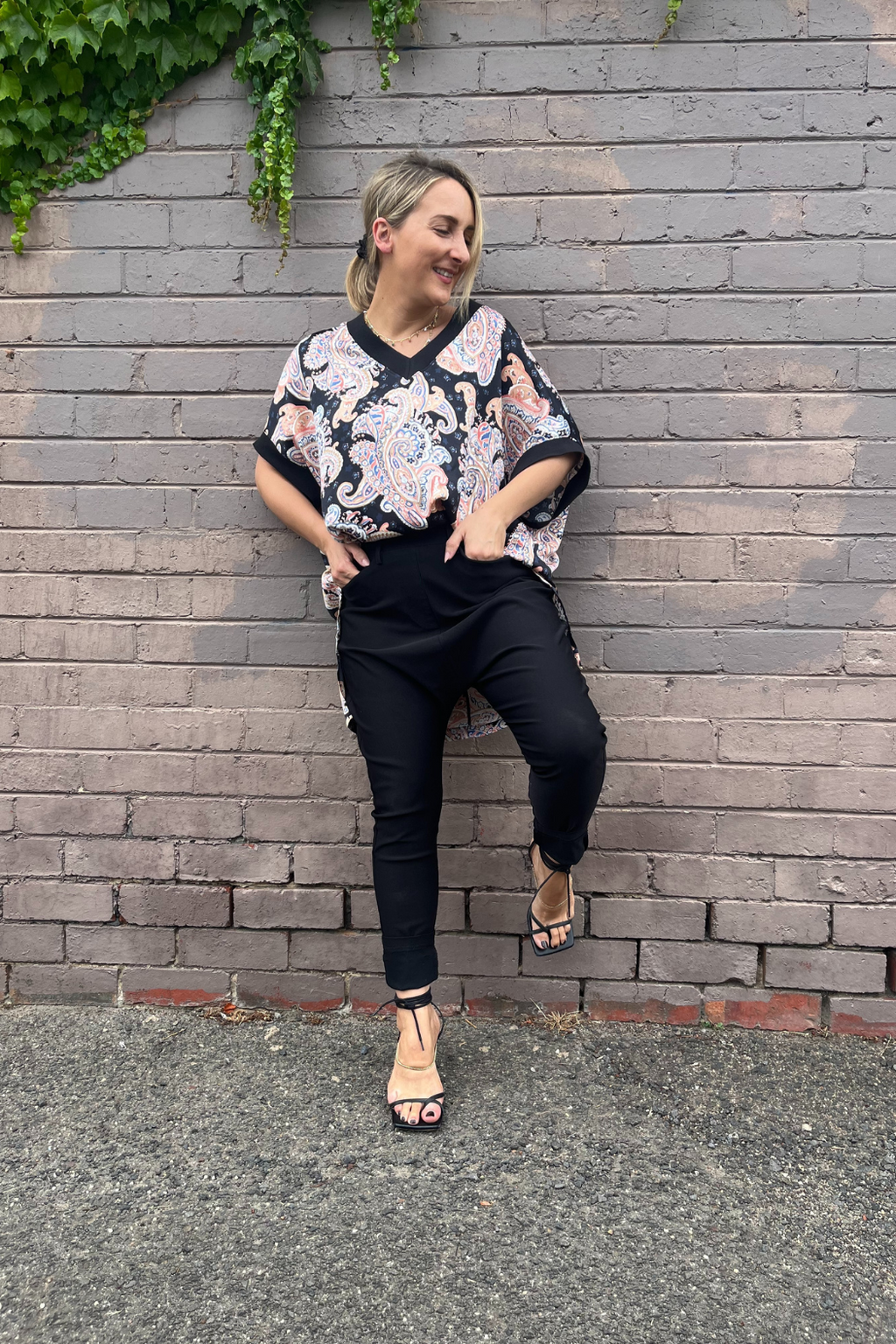 Paisley Silky Vest - FINAL SALE