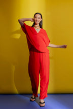 Red Bondi Top
