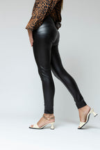 Black Coated Miracle Pant