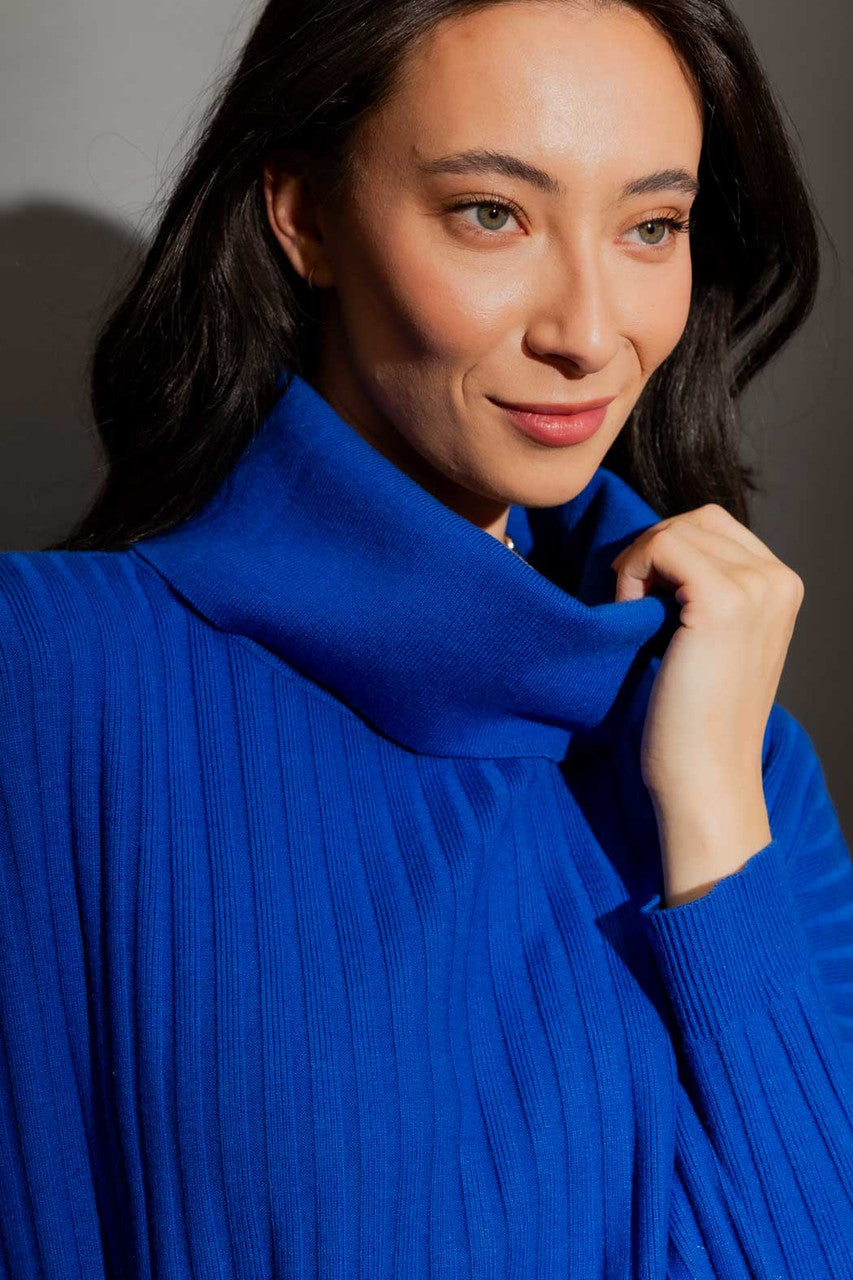 Cobalt Cowl Neck Jumper Cobalt S/M