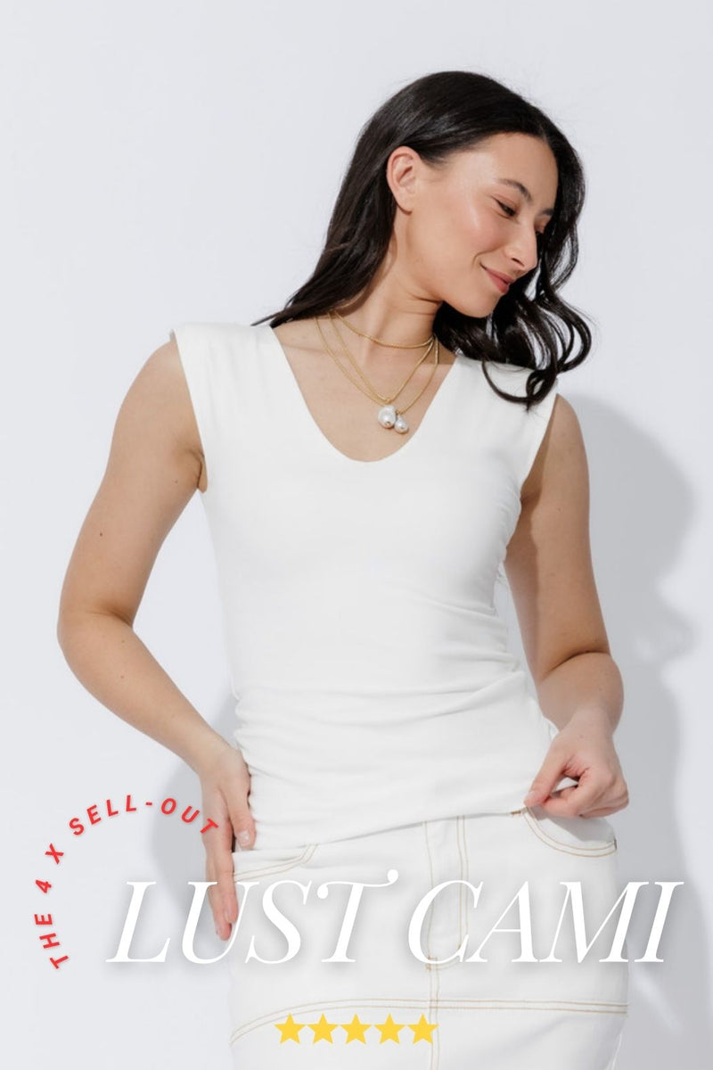 White Tencel Lust Cami