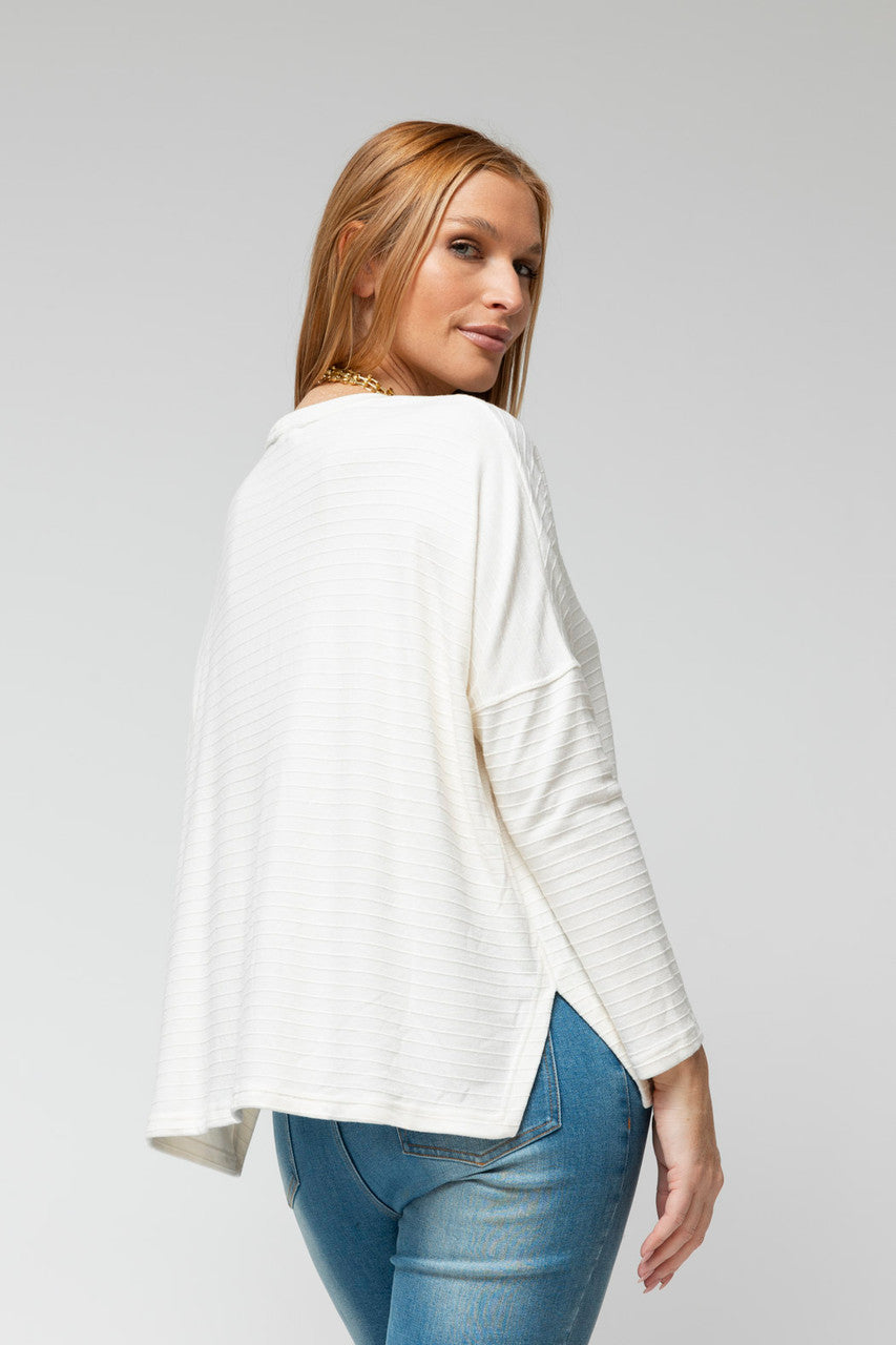 Ivory Ava Crew Neck Jumper