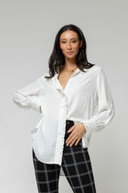 White Roma Dobby Blouse