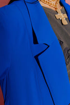 Cobalt Euro Trench Coat
