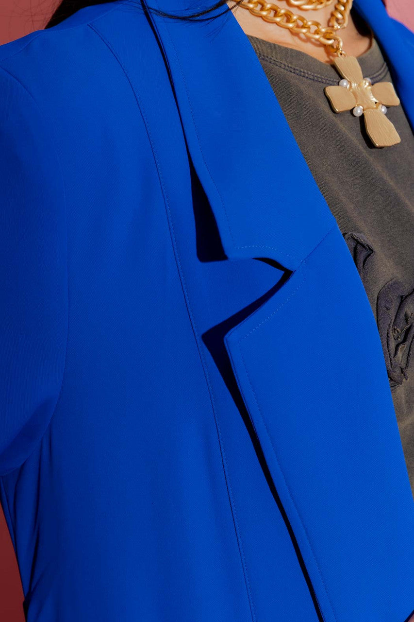 Cobalt Euro Trench Coat
