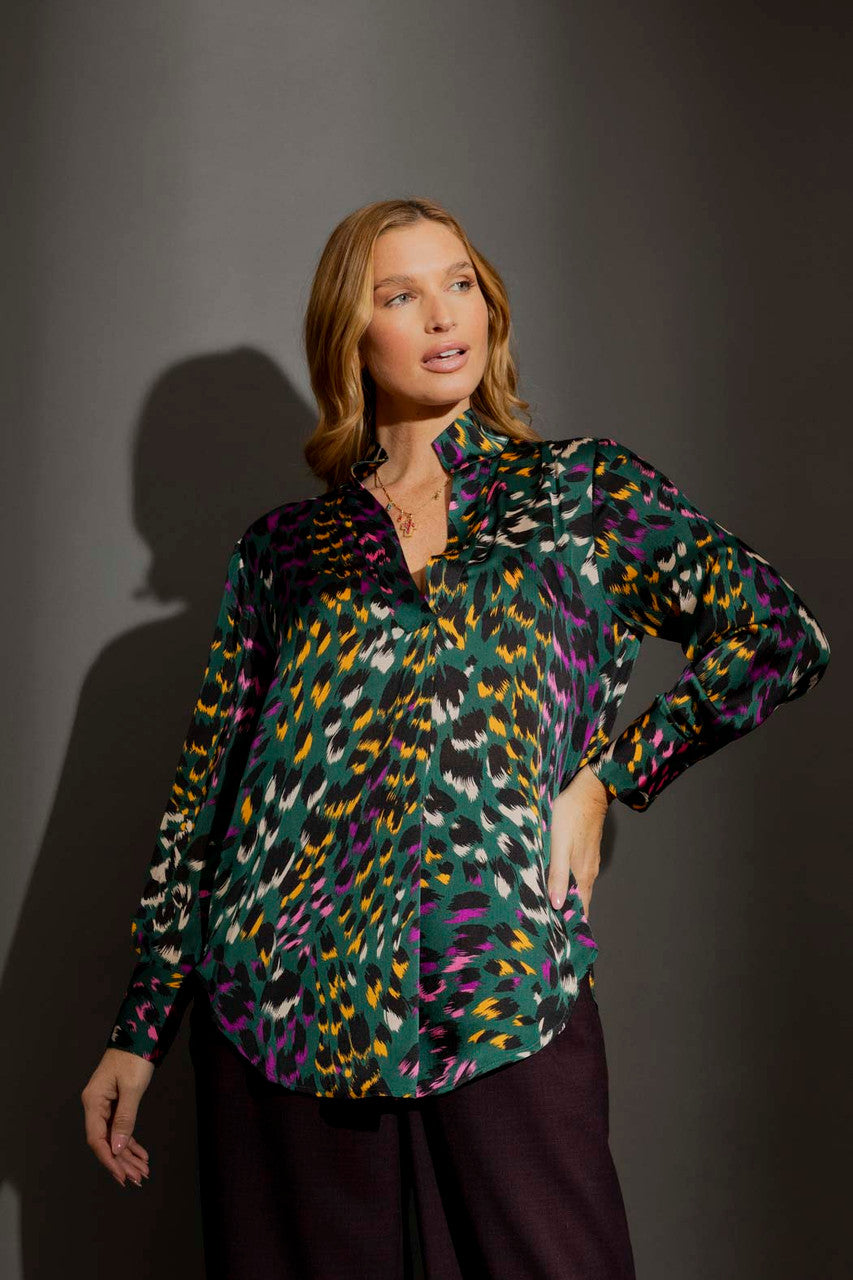 Teal Animal Blogger Shirt Teal Animal