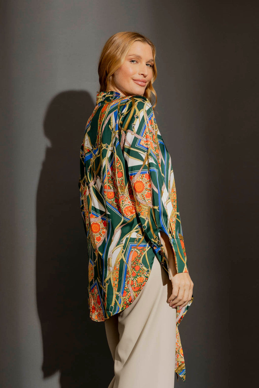 Forest Silky Zhoush Shirt