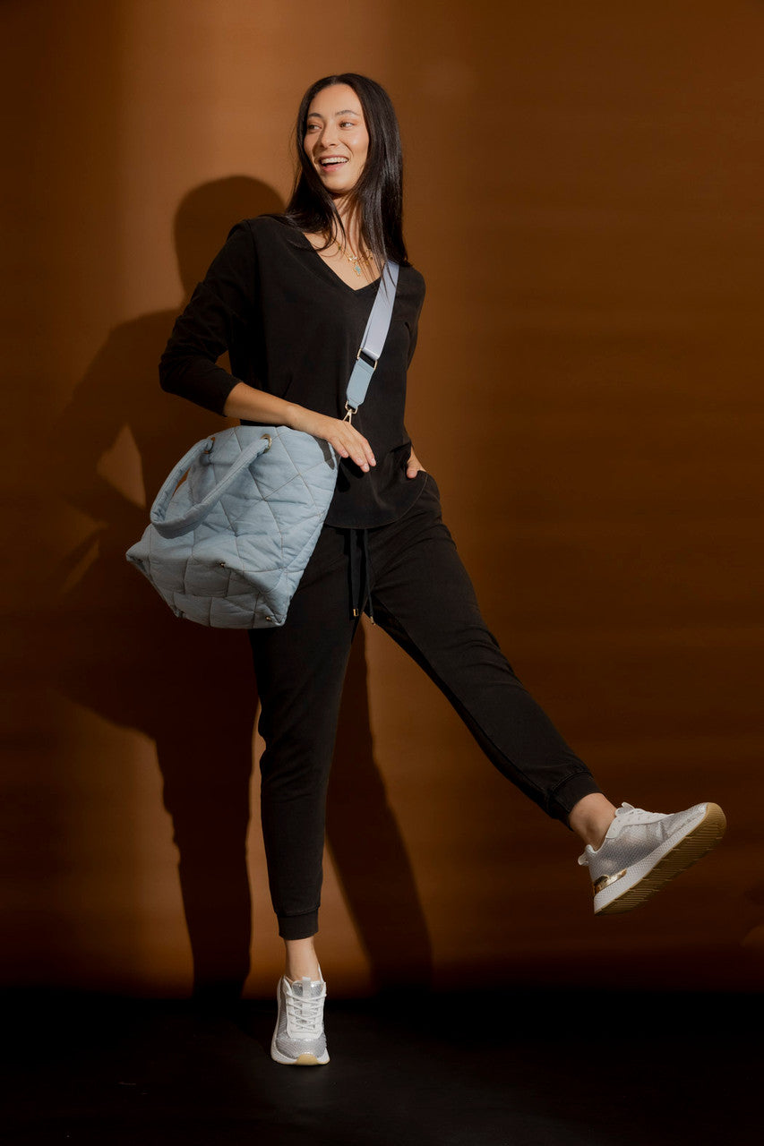 Black Washed Lounge Pants