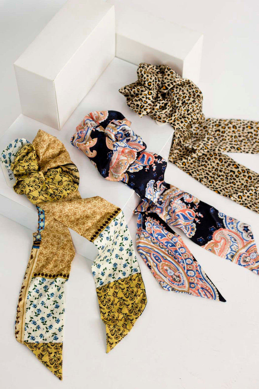 Leopard Print Scrunchie