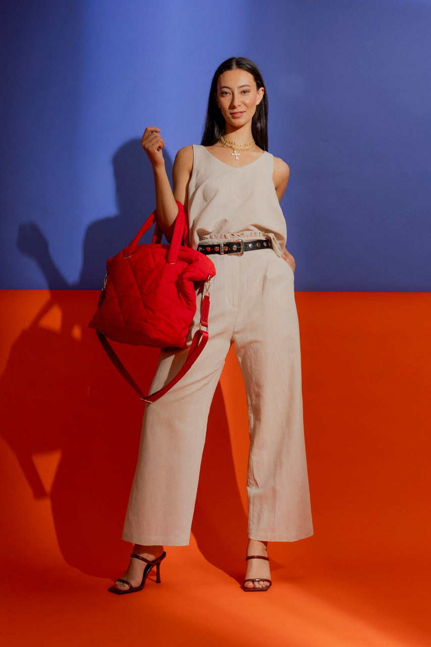 Natural Linen Vogue Pant