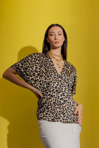 Leopard Bondi Top Animal