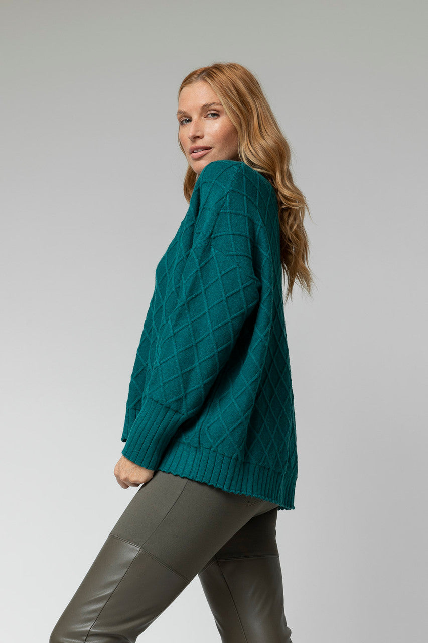Jade Diamond V Neck Jumper