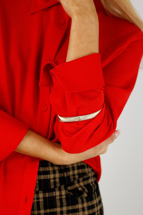 Gold Metal Sleeve Armbands