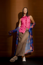 Pink Double Ruffle Cami