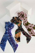 Khaki Retro Scrunchie