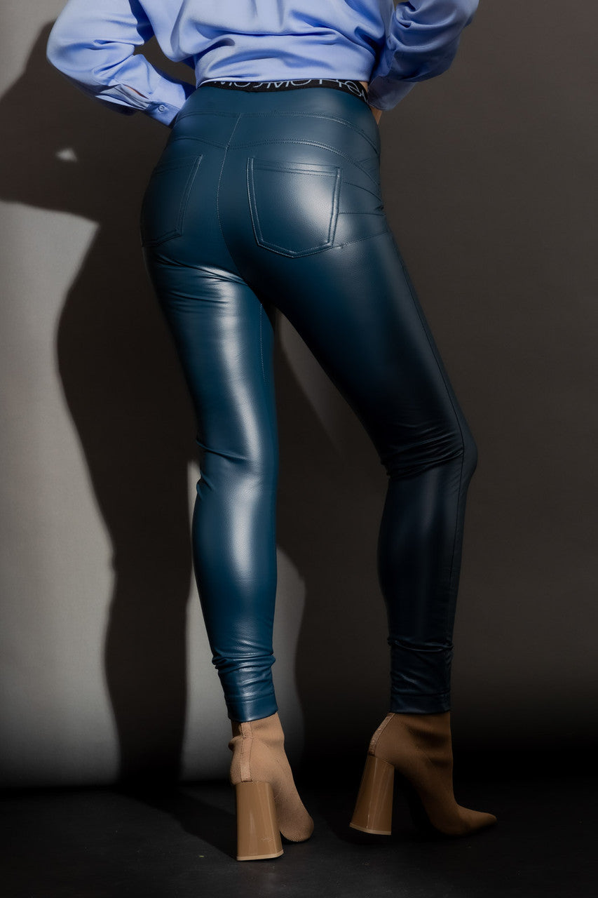 Slate Croc Coated Miracle Pants