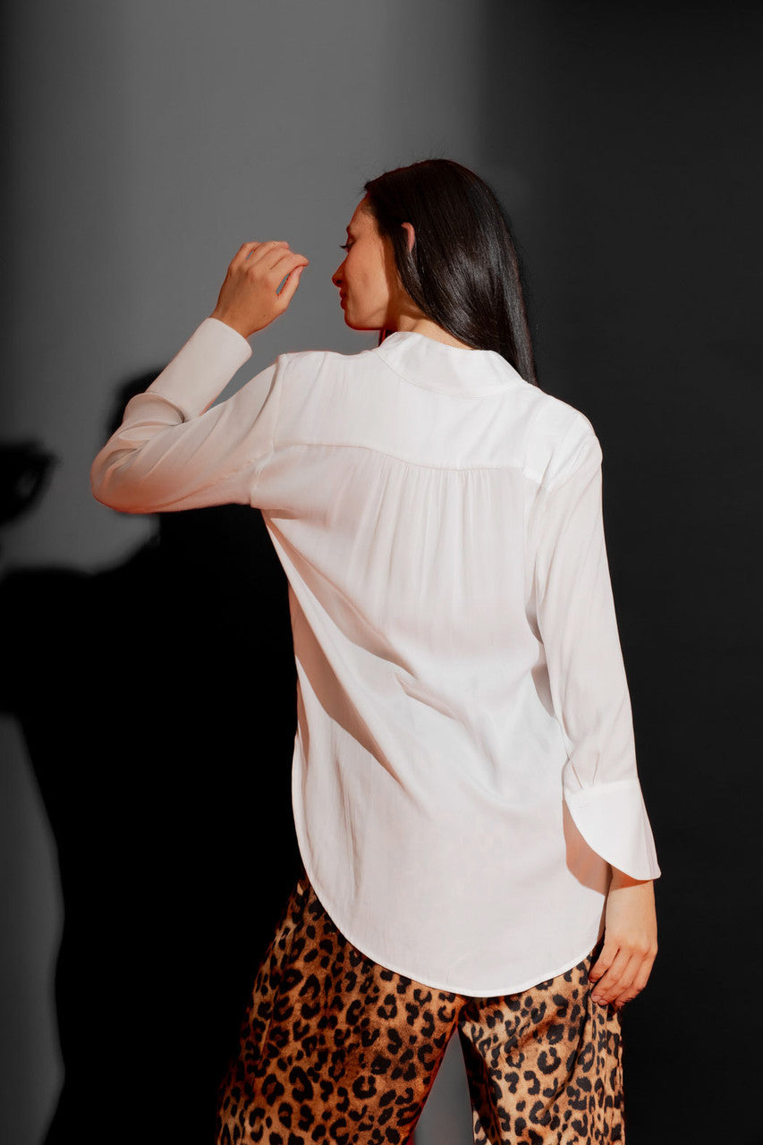 White Blogger Shirt