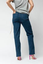 Mid Chambray Animal Jean